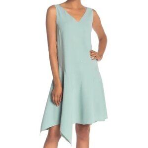 NWT! Gorgeous Lafayette 148 Floretta V-Neck Asymmetrical Dress size XL